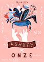 Ashkey // Poster : Music poster. 