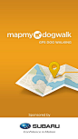 MapMyDogwalk GPS遛狗应用手机启动APP界面设计