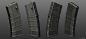 PMAG, Ben Bolton : A durable and ubiquitous plastic magazine for the AR15 platform.

Small project to keep the gears whirling and get some Substance Painter time.

The magazine and follower together are 5000 triangles, each round is about 600. Texture is 