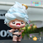 Belly MILK Edition by ImaGintoy x Frolic Factory : Crop tops at the ready, embrace the bell! here comes the little cute ice cream girl, Belly this gets the milk girl treatment matching for the TTE online exhibition. Pitchnapat Gin Aunburanawon of 