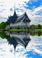 善佩寺巴塞皇宫，Samutprakran，泰国