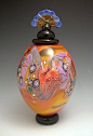 By glass artist Wes Hunting (probably one of his perfume bottles)