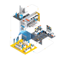 Agilent openlab : Illustrations for Agilent, and their roles in numerous industries. 