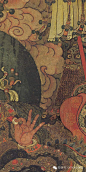 北京西郊，翠微山南麓，有座「法海寺」。寺内壁画，以「光彩炳耀」著称，技法上采用「沥粉堆金 叠晕烘染」的绘法，层层叠染或晕染，或依次而淡，或依次而浓，有些部位叠晕烘染达七层之多。王伯敏在《中国绘画史》中说：「法海寺壁画，虽是15世纪中期的作品，但可以同敦煌的宋元壁画媲美。