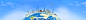1920全屏海报背景 淘宝天猫banner背景 蓝色 科技 旅游 | 电商设计交流群：318860393