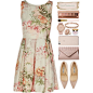 A fashion look from January 2015 featuring belted dress, suede pumps and pink purse. Browse and shop related looks.