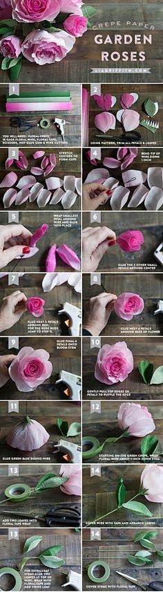 DIY Crepe Paper Ombr...