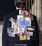 Raf Simons Spring 2015 Menswear 背部细节，信息量好大。
