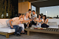 Photograph Hispanic family toasting with wine by Gable Denims on 500px