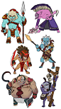 Dota 2 More mini Heroes by spidercandy on deviantART