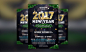 New Year Party Invitation Flyer Template PSD :  