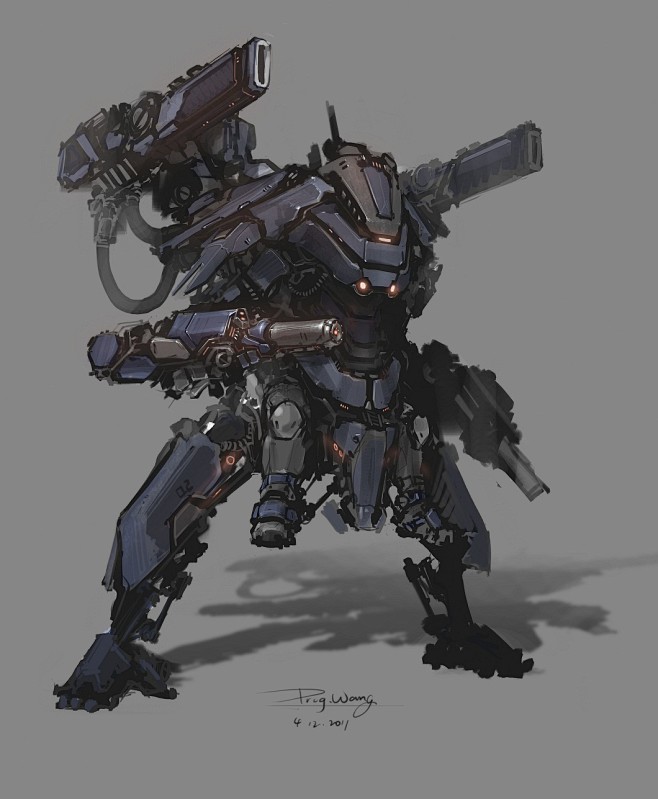 daily mech painting ...