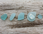 Beach Glass Photography Sea Glass Set of by BLintonPhotography