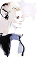 Watercolor Fashion Illustration david | Fashion Illustrations by David Downton