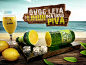 Lav Lemon Beer : Lav Lemon Beer PosterThis is artwork for print campain for Lav Lemon Beer. I have work on compositing of rendered layers in Photoshop, some retouching and adding details, fresh look and colors.