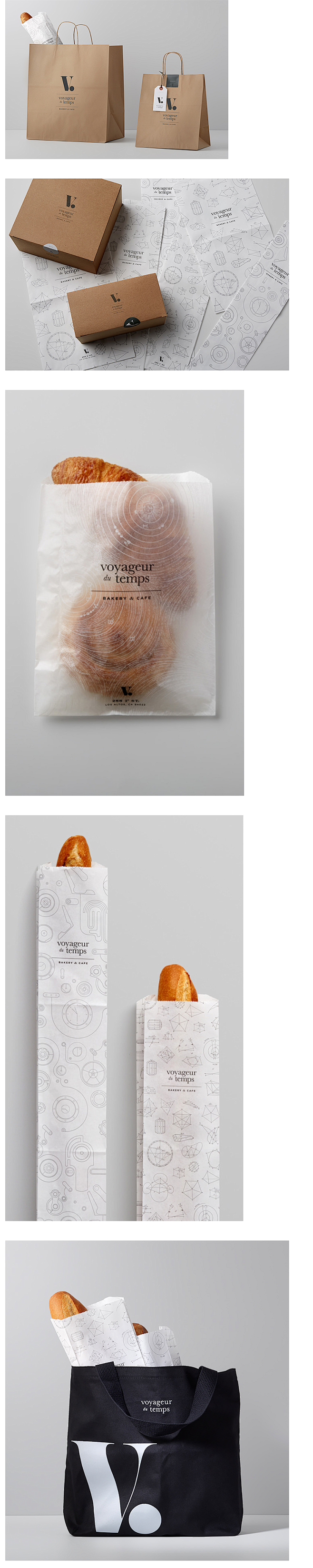 咖啡和面包店视觉形象设计 面包VI 面包...
