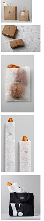 咖啡和面包店视觉形象设计 面包VI 面包店VI 烘焙 手提袋 面包包装 