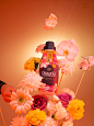 Downy : Our newest Photography, Adobe Photoshop and Design work for Downy and Grey. To create the scenary, Milton Menezes and Stéfani Pimenta have used real flowers with the perfum of each essence, and hoisted them manually with nylon wires.  We also made