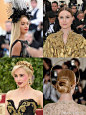 ※ Beauty ※ #metgala# 上女星们的妆发小合集，大家都仙到不行啊！个人最喜欢 Rosie 和 Lily 的妆发造型，你们呢？ @微博时尚 ​​​​