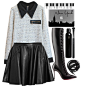 A fashion look from December 2013 featuring Chalayan mini skirts. Browse and shop related looks.