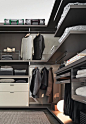 ARMARIO VESTIDOR COMPOSABLE A MEDIDA GLISS WALK-IN COLECCIÓN GLISS BY MOLTENI & C. | DISEÑO MOLTENI DESIGN TEAM: 