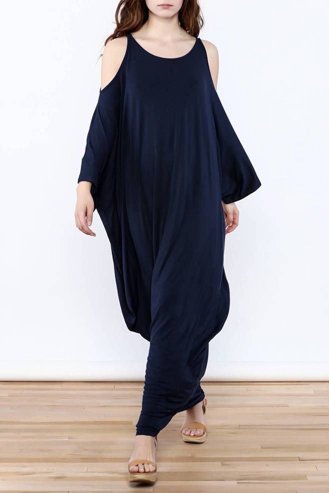 Navy Goddess Maxi Dr...