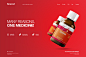 Website Concept for Novartis Sinecod Cough Syrup on Web Design Served