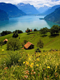 琉森湖，瑞士联邦的发祥地之一。