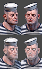 Crazy-Eyed Sailor, Xavier Coelho-Kostolny : Crazy-Eyed Sailor by Xavier Coelho-Kostolny on ArtStation.