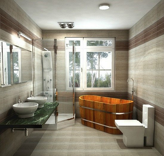 现代风格的浴室集成吊顶效果图大全