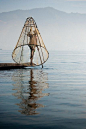 Fishing, Lake Inle, Myanmar. Photo: youngrobv, via Flickr