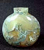 A Moss Agate Snuff Bottle -Late Qing Dynasty