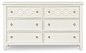 Cameron 6-drawer White Dresser - contemporary - dressers chests and bedroom armoires - Overstock.com