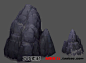 游戏场景素材 精品手绘 3dmax场景山石石头枯树模型贴图资源U3D-淘宝网