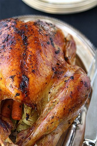 .roasted turkey with...