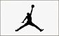 1988 年释出的Air Jordan 3是第一双运用Jumpman标志的乔丹鞋，替代了1代与2代中的翅膀标志。这个Jumpman Logo最初就是用乔丹 1984 奥运会为《LIFE》杂志拍摄图片的一个剪影。1997年受《HOOP》杂志采访时乔丹回忆了那个过程：“(拍摄那张照片时)我根本没有在扣篮。人们以为我在扣篮呢。我其实就是站在地上，然后跳起来分开腿然后他们抓住了这一镜头。我甚至连跑动都没有，人们都以为我是跑起来然后再跳着拍摄的。其实跳起来分开腿是个芭蕾舞动作，我就那样做了一下，然后用左手抓住篮球。