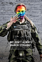 Swedish Armed Forces Print Ad - We Don&#;039t Always March Straight, 1 