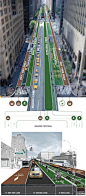 Supercharged transit corridor, NYC by WXY Architecture + Urban Design.   Click image for link to full profile and visit the slowottawa.ca boards >> http://www.pinterest.com/slowottawa: 