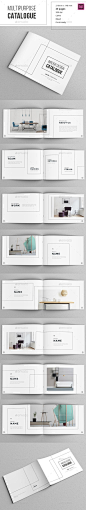 Minimal Indesign Catalogue Template  InDesign INDD: 