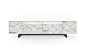 High sideboard / contemporary / wooden / lacquered MDF -  Grammi by Fábio Teixeira - TCC WHITESTONE _ MAAMI HOME _ WHITESTONE