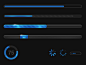 蓝色UI Loading进度条_UI图-UI界面设计-UI设计欣赏-UI图标下载-UI素材-网页模板-icons图标-人机交互界面-(uiimg)