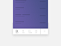 菜单界面UI设计Bottom Nav Experiments - 图翼网(TUYIYI.COM) - 优秀APP设计师联盟