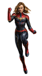 Avengers Endgame Captain Marvel PNG by Metropolis-Hero1125