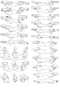 手部，拿球，枪等不同角度动作的参考 | 半次元-二次元爱好者社区