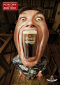 欧美Open New Beer Point Pub酒杯平面广告-打开新的酒吧点啤酒