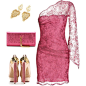 A fashion look from November 2014 featuring cocktail dresses, leather pumps and pink purse. Browse and shop related looks.