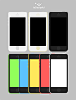 iphone 5S & 5C扁平化模板下载 - 图翼网(TUYIYI.COM) - 优秀UI设计师互动平台