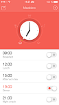 用餐闹钟设置APP - ICONFANS|图标粉丝网|专业图标界面设计论坛,软件界面设计,图标制作下载,人机交互设计