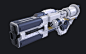 Plasma Gun Concept, Vitalii Moskalets : The goal was to design a gun that looks like the weapon from Doom universe. It has two modes: machine gun mode with plasma shots and overload mechanic, and close combat mode with electric arc discharge.<br/>Th