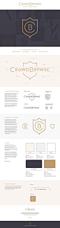 CrowdBrowse logo design & brand guidelines - Melissa Yeager: 